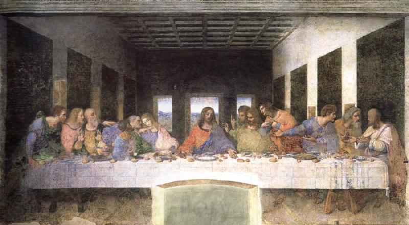 LEONARDO da Vinci the last supper France oil painting art